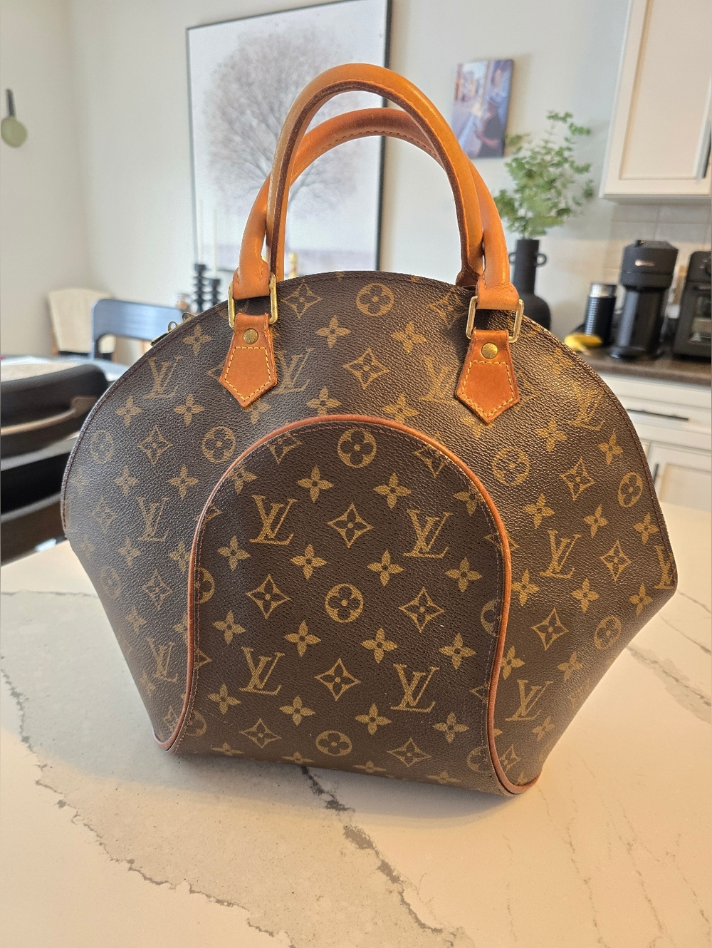 Louis Vuitton Monogram Ellipse MM Authentic